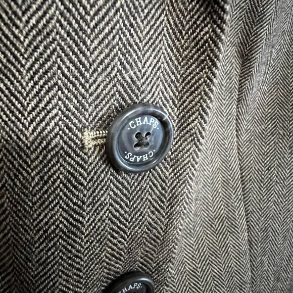 Vintage, Chaps Herringbone Wool Suit Set, Women's 12 - Picture 4 of 10